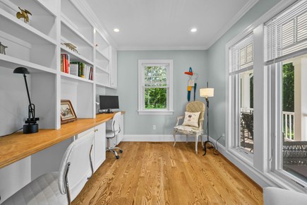Harwich Port Cape Cod vacation rental - Conveniently located near the formal entry and off of the living space, this office area can also be closed off from the rest of the home with pocket