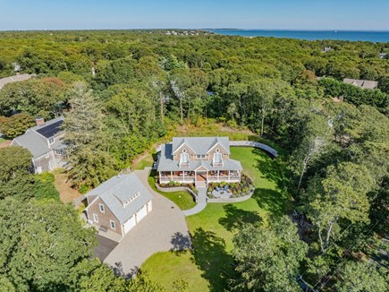 Harwich Port Cape Cod vacation rental - Aerial view of home.