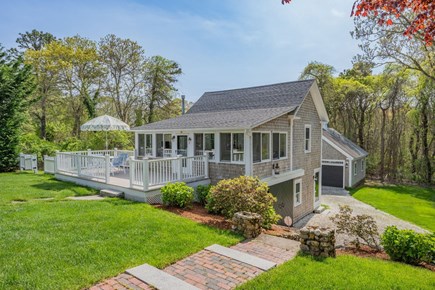 Harwich Port Cape Cod vacation rental - Exterior view of the Cottage deck
