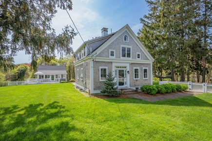 Harwich Port Cape Cod vacation rental - Charming front exterior of the Main House and Cottage