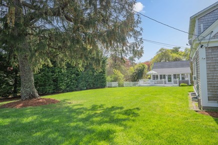 Harwich Port Cape Cod vacation rental - Exterior view of the spacious yard and Cottage