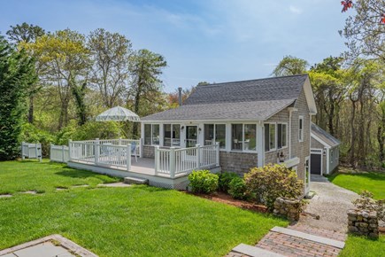 Harwich Port Cape Cod vacation rental - Exterior view of The Cottage deck