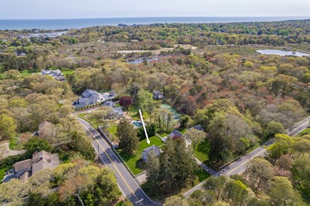 Harwich Port Cape Cod vacation rental - Aerial view of property