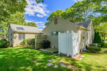 South Yarmouth Cape Cod vacation rental - Outdoor shower with grill