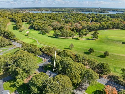 South Yarmouth Cape Cod vacation rental - Aerial with a view of the golf course