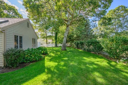 South Yarmouth Cape Cod vacation rental - View of the backyard