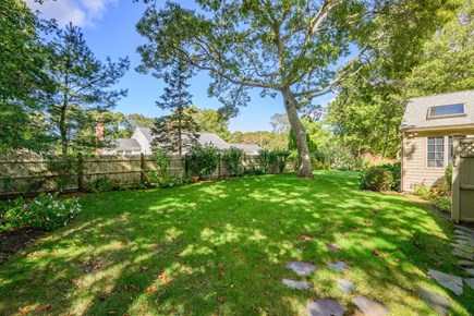 South Yarmouth Cape Cod vacation rental - View of the backyard