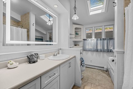 Sandwich Cape Cod vacation rental - Bathroom 1- Jetted Tub and shower combo- Ensuite to bedroom 1