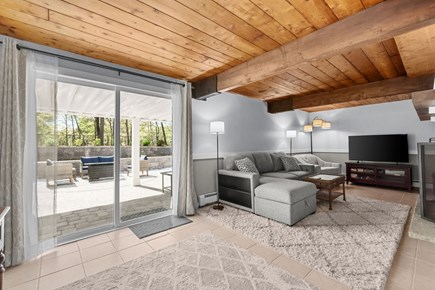 Sandwich Cape Cod vacation rental - Family Room leading to outdoor patio