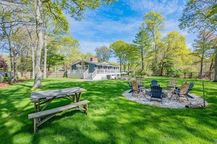 Sandwich Cape Cod vacation rental - Fire pit and picnic table