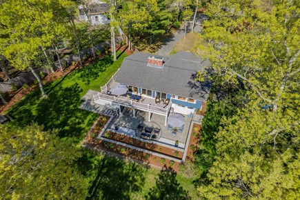 Sandwich Cape Cod vacation rental - Aerial view of property
