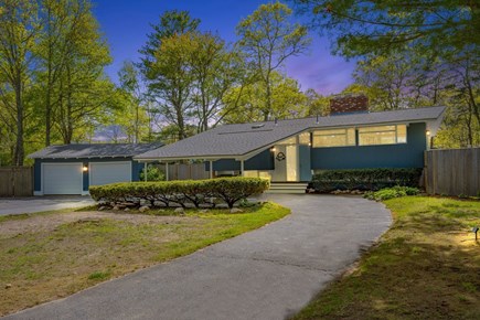 Sandwich Cape Cod vacation rental - Evening view of the property's front exterior