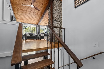 Sandwich Cape Cod vacation rental - Stairs leading up to the 2nd upper level