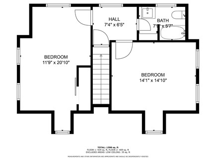 Bourne, Buzzards Bay Cape Cod vacation rental - Floor Plan- Second Floor