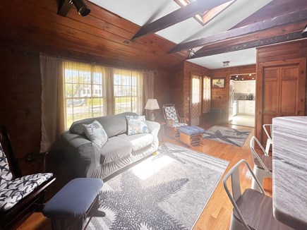 Sandwich Cape Cod vacation rental - 2nd living area with fireplace.