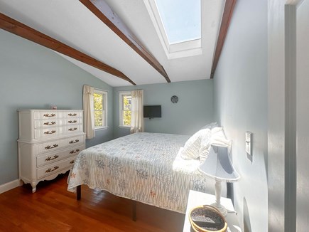 Sandwich Cape Cod vacation rental - Bedroom #1 with King bed and manual skylight.