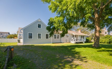 Sandwich Cape Cod vacation rental - Front of the home that allows plenty of sunlight in and parking.