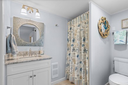 West Dennis Cape Cod vacation rental - Queen ensuite bathroom