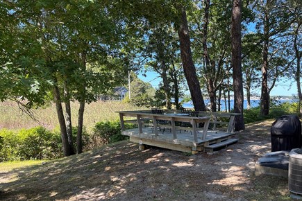 West Dennis Cape Cod vacation rental - Dining outside with a view