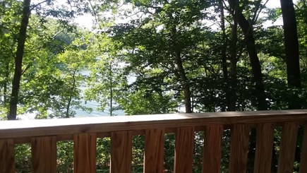 Sandwich Cape Cod vacation rental - View of the pond from the deck