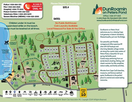 Sandwich Cape Cod vacation rental - Map of the property