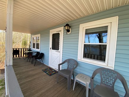 Sandwich Cape Cod vacation rental - Seating area on deck