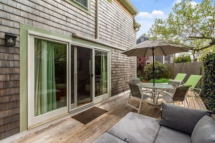 Provincetown Cape Cod vacation rental - Large outdoor deck with sofa and chairs
