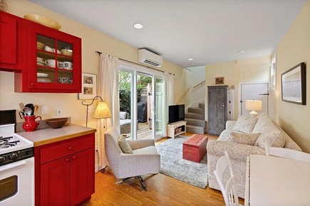 Provincetown Cape Cod vacation rental - Living area, from the entryway