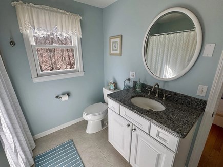Brewster, MA Cape Cod vacation rental - Upstairs bathroom with tub and shower