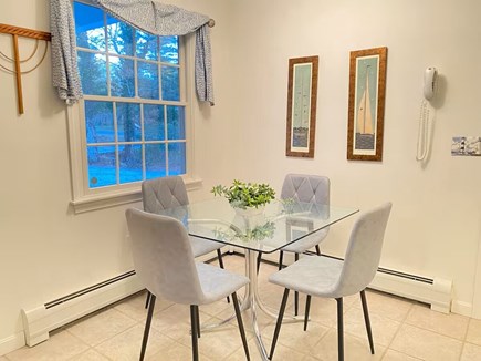 South Yarmouth Cape Cod vacation rental - Eat-in kitchen space is great for breakfast.