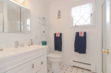 South Yarmouth Cape Cod vacation rental - Second bathroom with shower.