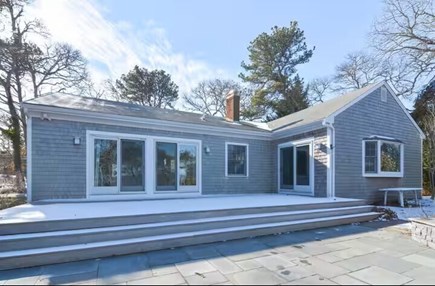South Yarmouth Cape Cod vacation rental - Sliding doors from the master bedroom and living room.