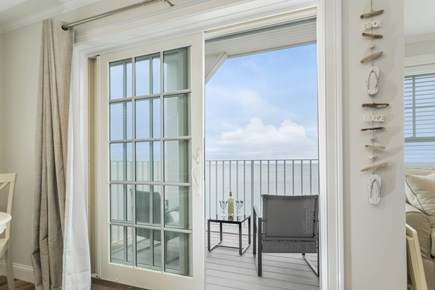 Dennis Port Cape Cod vacation rental - Sliders to balcony over looking the Ocean - 405 Old Wharf Road-Dennisport Cape Cod- New England Vacation Rentals