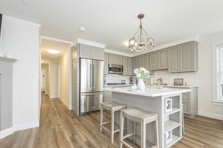 Dennis Port Cape Cod vacation rental - Kitchen looking down the hallway - 405 Old Wharf Road-Dennisport Cape Cod- New England Vacation Rentals