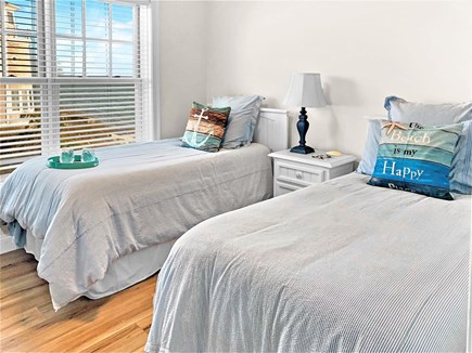 Dennis Port Cape Cod vacation rental - Bedroom #2 with 2 Twin beds - closet is located just across the hall - 405 Old Wharf Road-Dennisport Cape Cod- New England Vacation Rentals