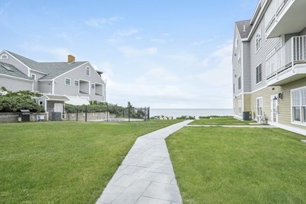 Dennis Port Cape Cod vacation rental - Entrance to building on right - 405 Old Wharf Road-Dennisport Cape Cod- New England Vacation Rentals