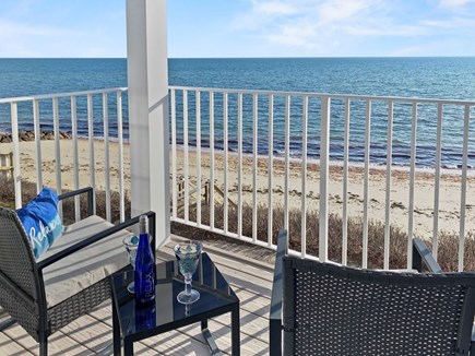 Dennis Port Cape Cod vacation rental - Balcony with beautiful Ocean views - Welcome to Coastal Cove at 405 Old Wharf Road-Dennisport Cape Cod- New England Vacation Rentals