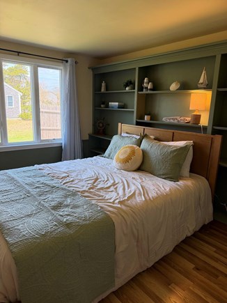 Eastham, Sand Dollar Cape Cod vacation rental - Second queen room with a relaxing coastal theme