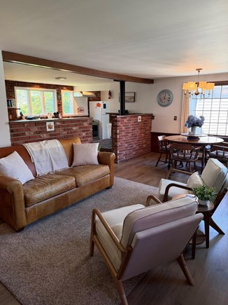 Eastham, Sand Dollar Cape Cod vacation rental - Open-concept living and dining room