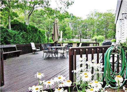 New Seabury Cape Cod vacation rental - Great for entertaining on the outside deck with BBQ & back yard.