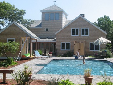 New Seabury Cape Cod vacation rental - Private, Heated In-Ground salt water pool, fully fenced in
