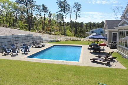 Yarmouth Cape Cod vacation rental - Spacious pool deck and yard