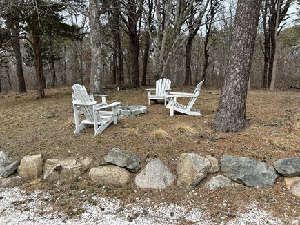 Eastham Cape Cod vacation rental - Fire pit in front yard.  Bring the marshmallows!