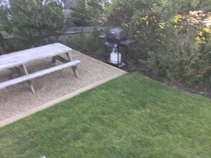Dennis Village Cape Cod vacation rental - Outdoor patio , picnic table & grill