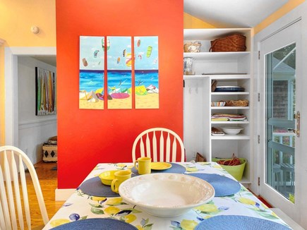 Chatham Cape Cod vacation rental - Dining area with easy access to the Deck! 58 Longs Lane Chatham Cape Cod New England Vacation Rentals