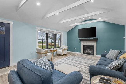 Falmouth Cape Cod vacation rental - Living room with flat-screen TV