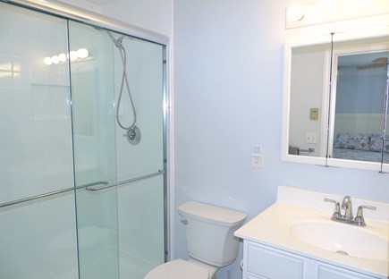 Brewster, Ocean Edge Resort Cape Cod vacation rental - Upstairs bathroom with glass shower 