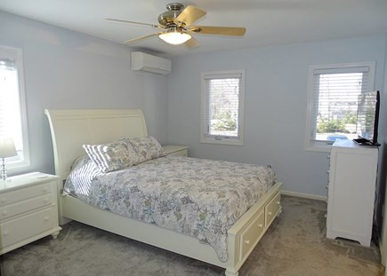 Brewster, Ocean Edge Resort Cape Cod vacation rental - Upstairs queen bedroom with AC, private bath 