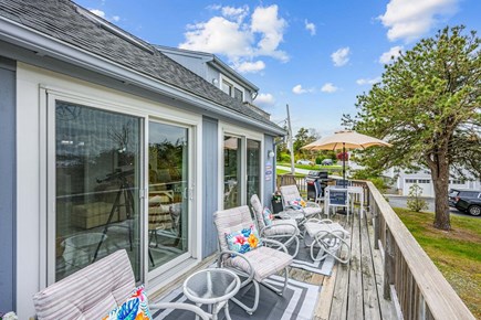West Dennis Cape Cod vacation rental - Outdoor deck with plenty of seating
