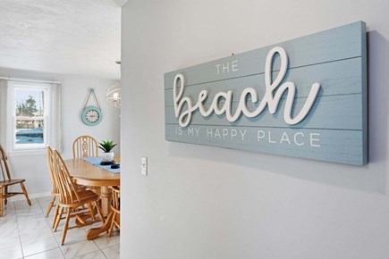 West Dennis Cape Cod vacation rental - Hallway leading to dining area